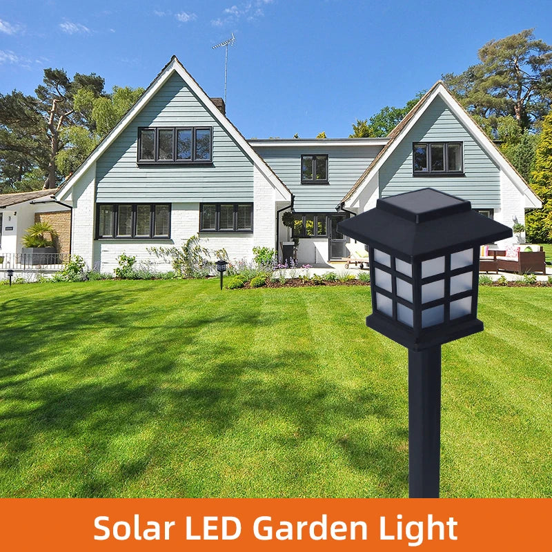 Outdoor LED Solar Lights Solar Powered Garden Lamp Waterproof For Yard Patio Lawn Pathway Walkway Decoration Lighting
