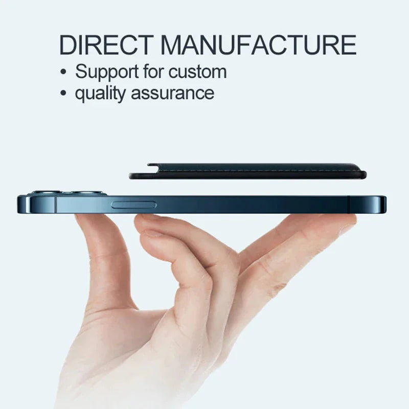 Leather Mag safe Wallet Card Holder Case For iPhone 15 14 12 13 16 Pro Max Plus