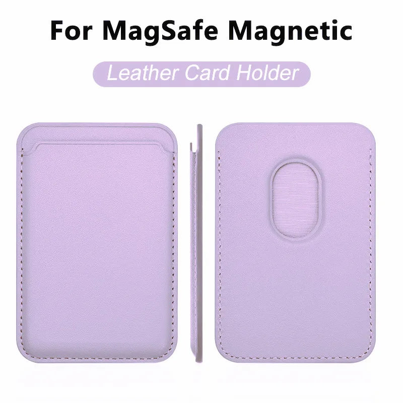 Luxury For Magsafe Magnetic Leather Wallet Case For iPhone 13 12 16 14 Pro Max 15Pro S24 Card Holder
