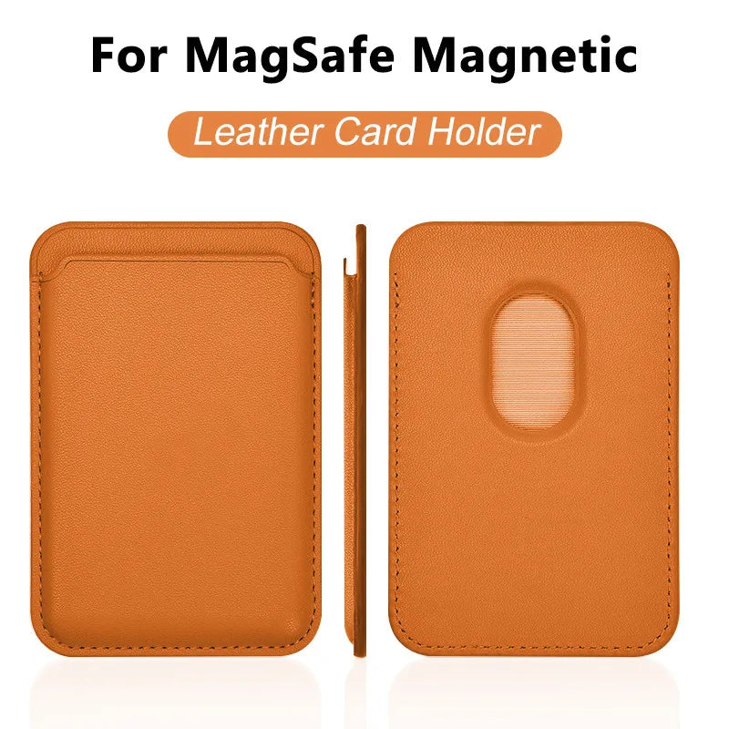 Luxury For Magsafe Magnetic Leather Wallet Case For iPhone 13 12 16 14 Pro Max 15Pro S24 Card Holder
