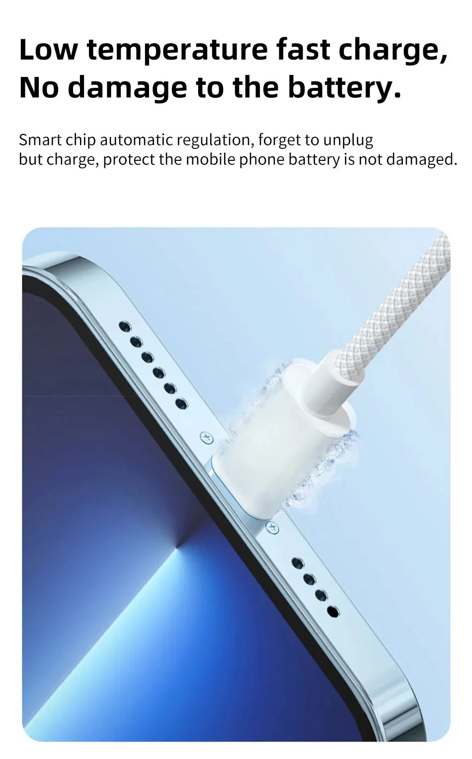 60W 6A USB Type C to Type C Cable For IPhone 15 16 Samsung Fast Charging USB C to C Cable Type C Charger