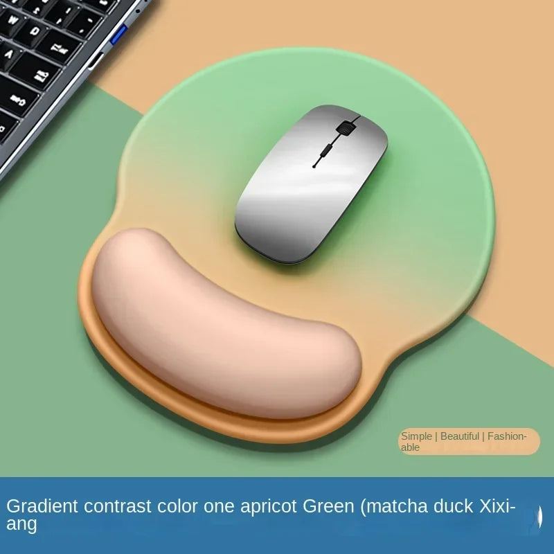 Gradient Mouse Pad Comfortable Wrist Support Soft Silicone Mouse Pad