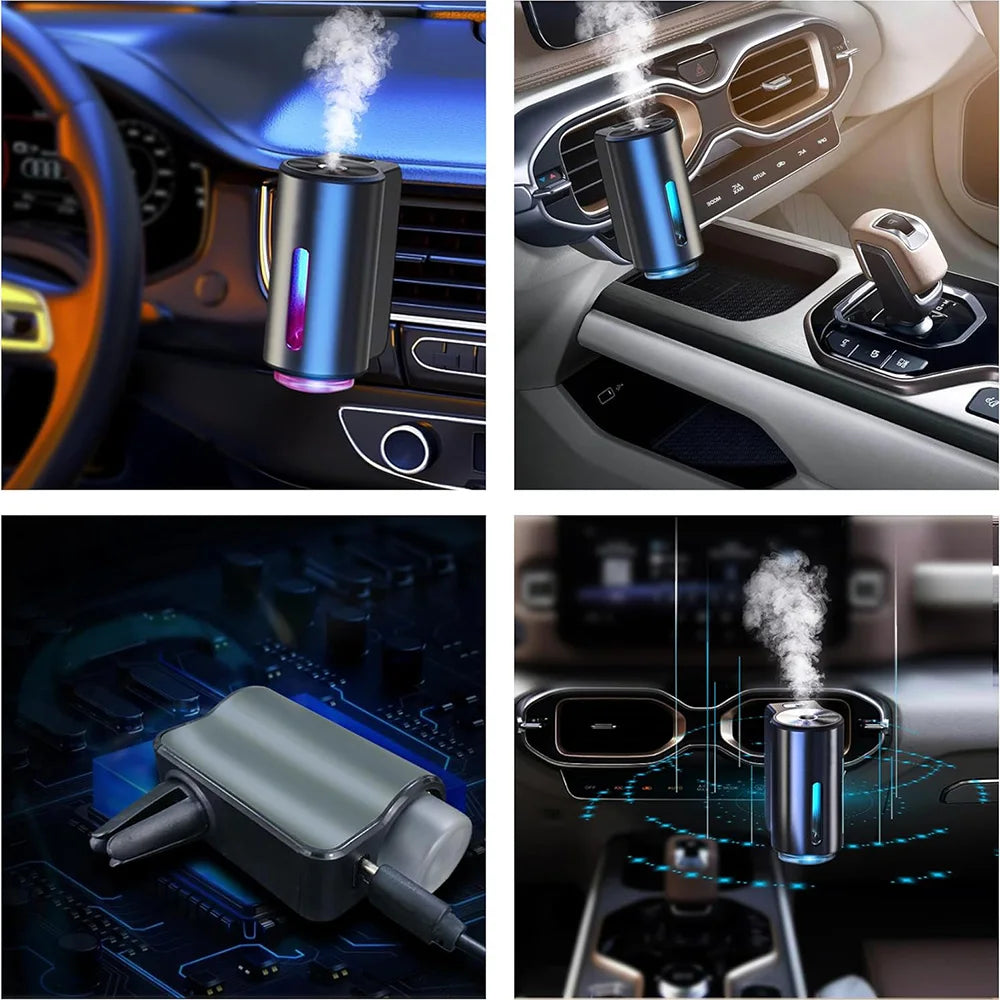 Electric Humidifier Car Air freshener, Three Adjustable Modes, Automatic Operation