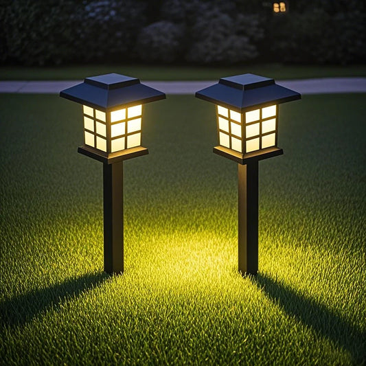 Outdoor LED Solar Lights Solar Powered Garden Lamp Waterproof For Yard Patio Lawn Pathway Walkway Decoration Lighting