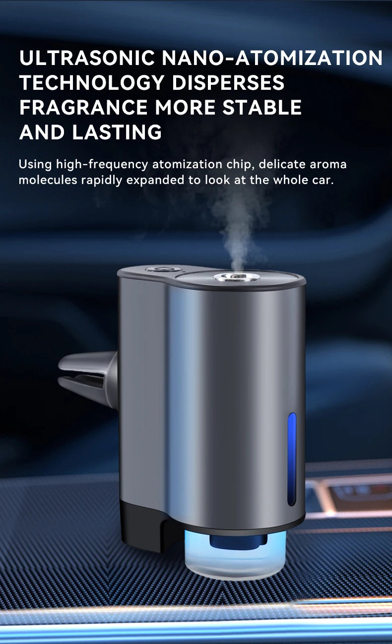 Electric Humidifier Car Air freshener, Three Adjustable Modes, Automatic Operation