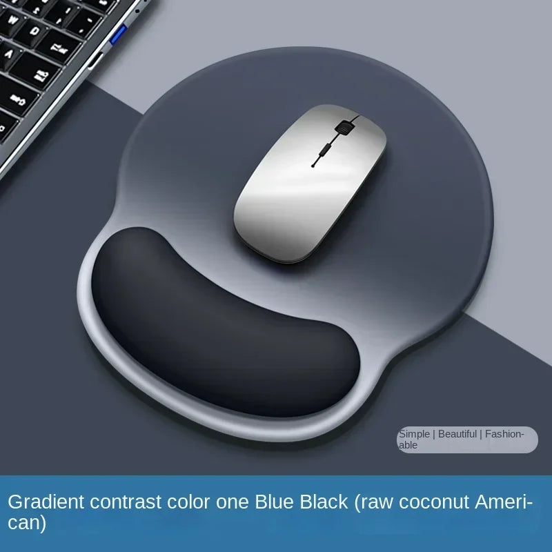 Gradient Mouse Pad Comfortable Wrist Support Soft Silicone Mouse Pad