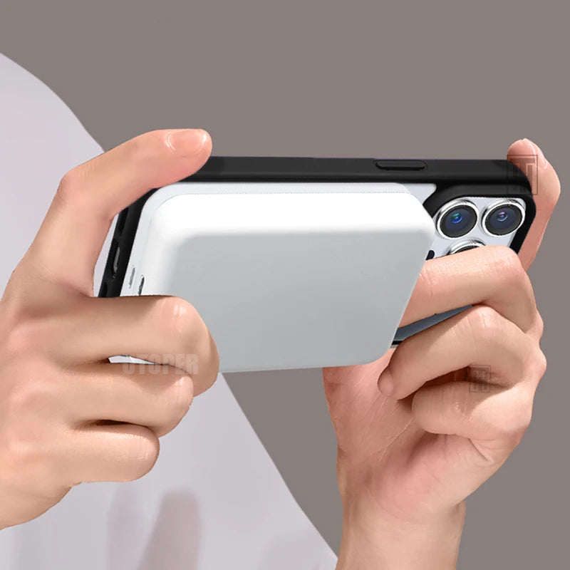 Fall Resistant Acrylic Business Black Magsafe Case for iPhone 16. 15, 14