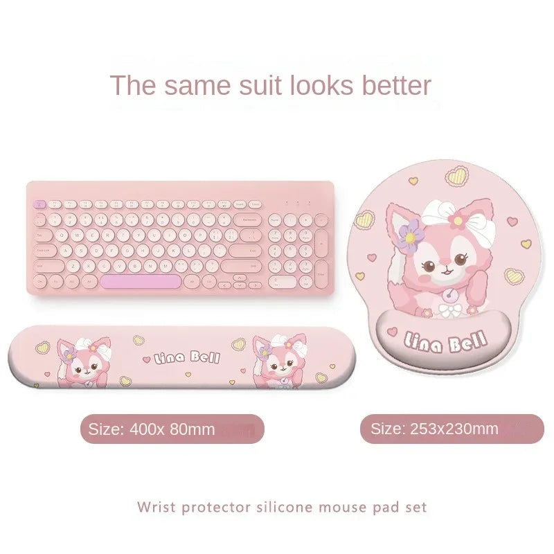 Gradient Mouse Pad Comfortable Wrist Support Soft Silicone Mouse Pad