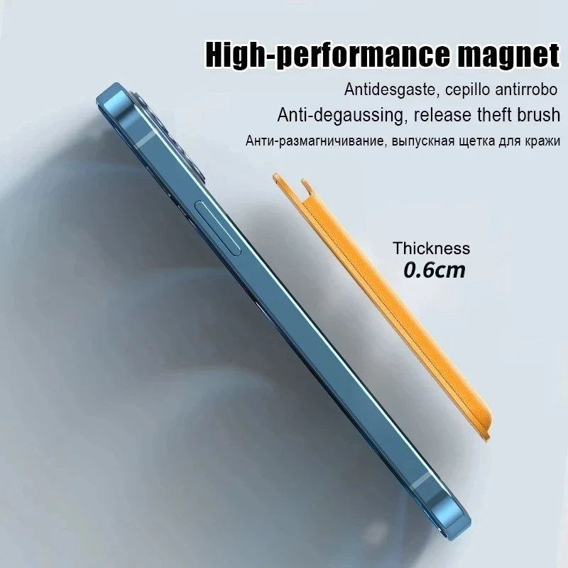 Luxury For Magsafe Magnetic Leather Wallet Case For iPhone 13 12 16 14 Pro Max 15Pro S24 Card Holder