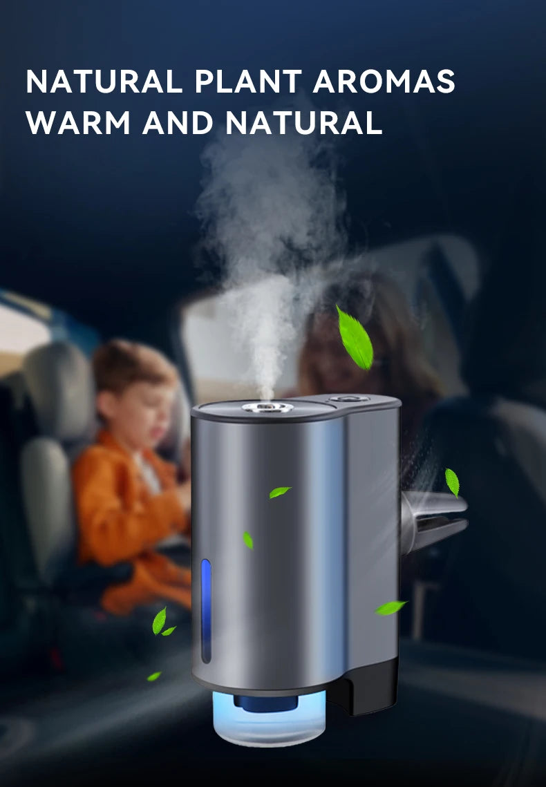 Electric Humidifier Car Air freshener, Three Adjustable Modes, Automatic Operation