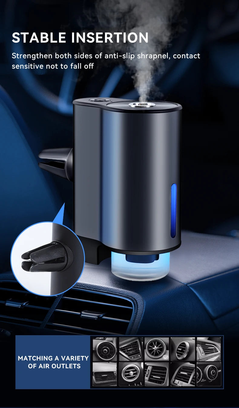 Electric Humidifier Car Air freshener, Three Adjustable Modes, Automatic Operation