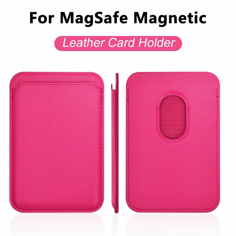 Luxury For Magsafe Magnetic Leather Wallet Case For iPhone 13 12 16 14 Pro Max 15Pro S24 Card Holder
