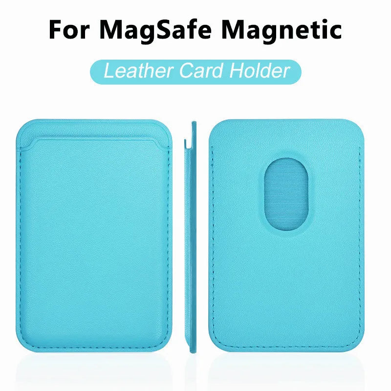 Luxury For Magsafe Magnetic Leather Wallet Case For iPhone 13 12 16 14 Pro Max 15Pro S24 Card Holder