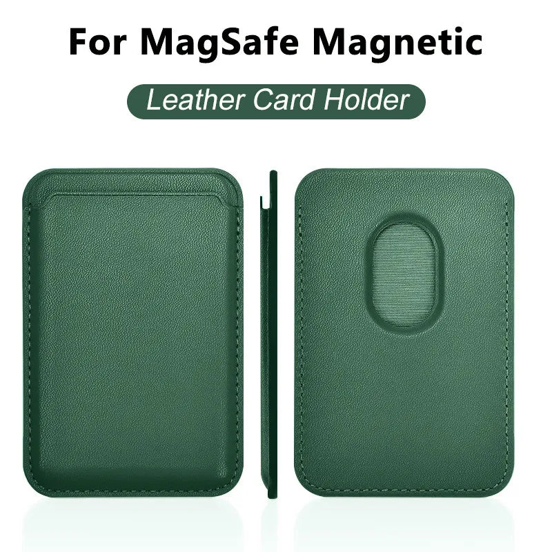 Luxury For Magsafe Magnetic Leather Wallet Case For iPhone 13 12 16 14 Pro Max 15Pro S24 Card Holder