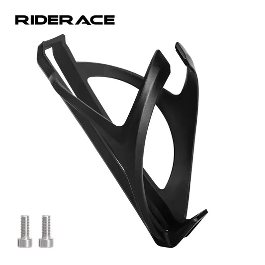 Riderace Bicycle Water Bottle Holder - Black, Sleek, for All Types of Bikes